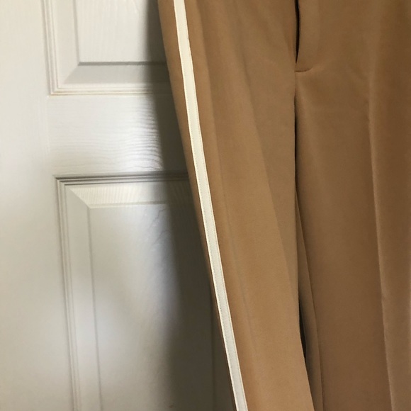 NWT NINE WEST TAN KICK FLARE PANTS SZ 2 - Picture 3 of 6